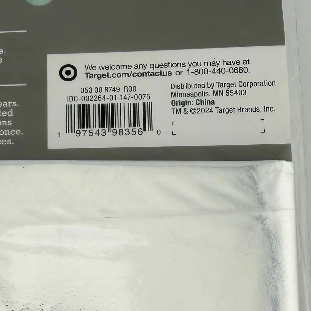 Set of 4 Spritz Silver Shooting Star Mylar Balloon
